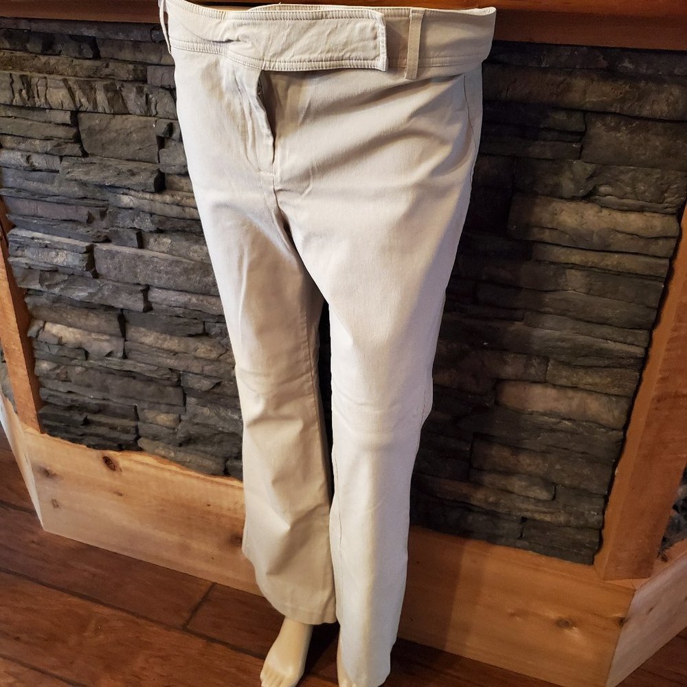 Motherhood Maternity Dress Pants Medium Black Stretch Waist 35" Inseam 28"